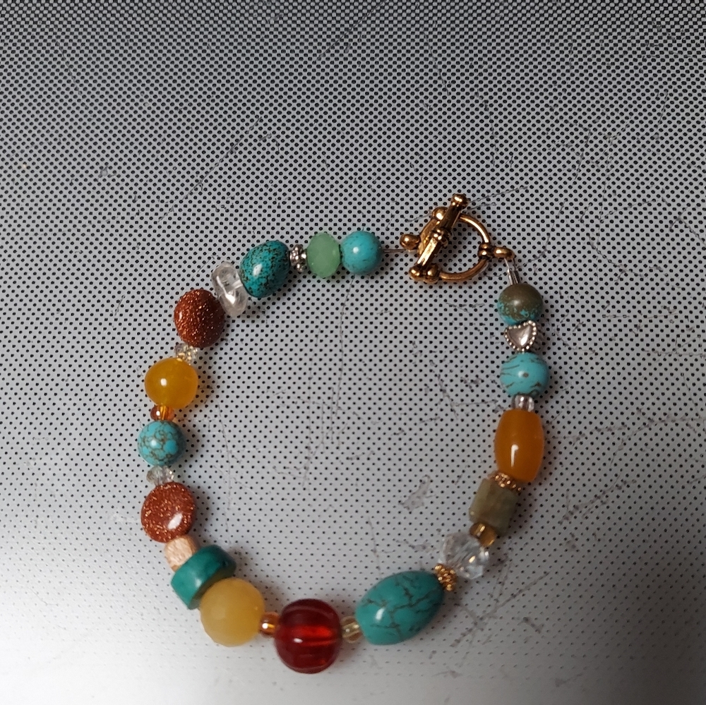 Jambalaya gemstone bracelet southwestern brights